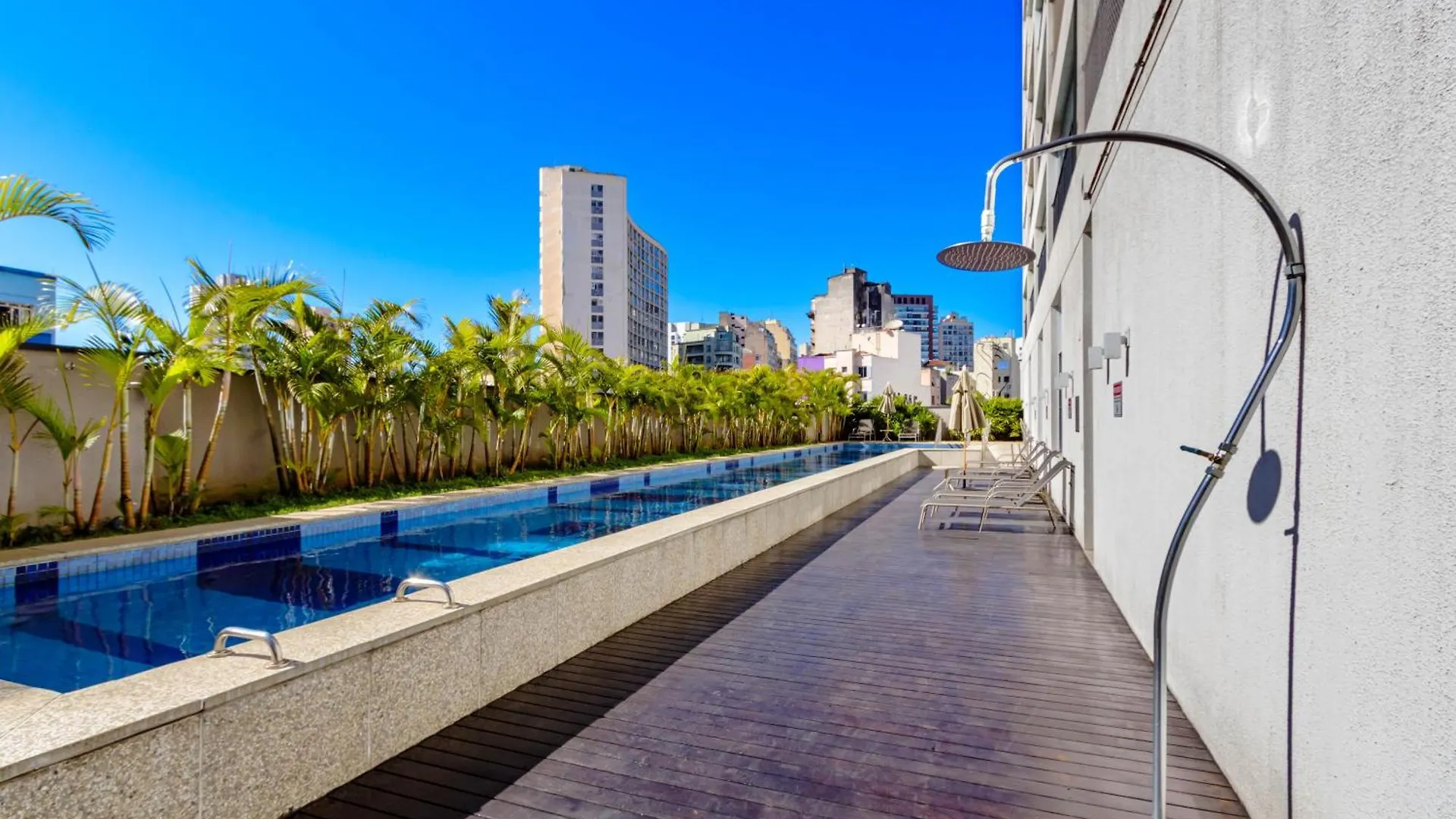 Flat Completo No Metro Santa Cecilia Com Piscina - Sauna - Garagem Sao Paulo Brazil